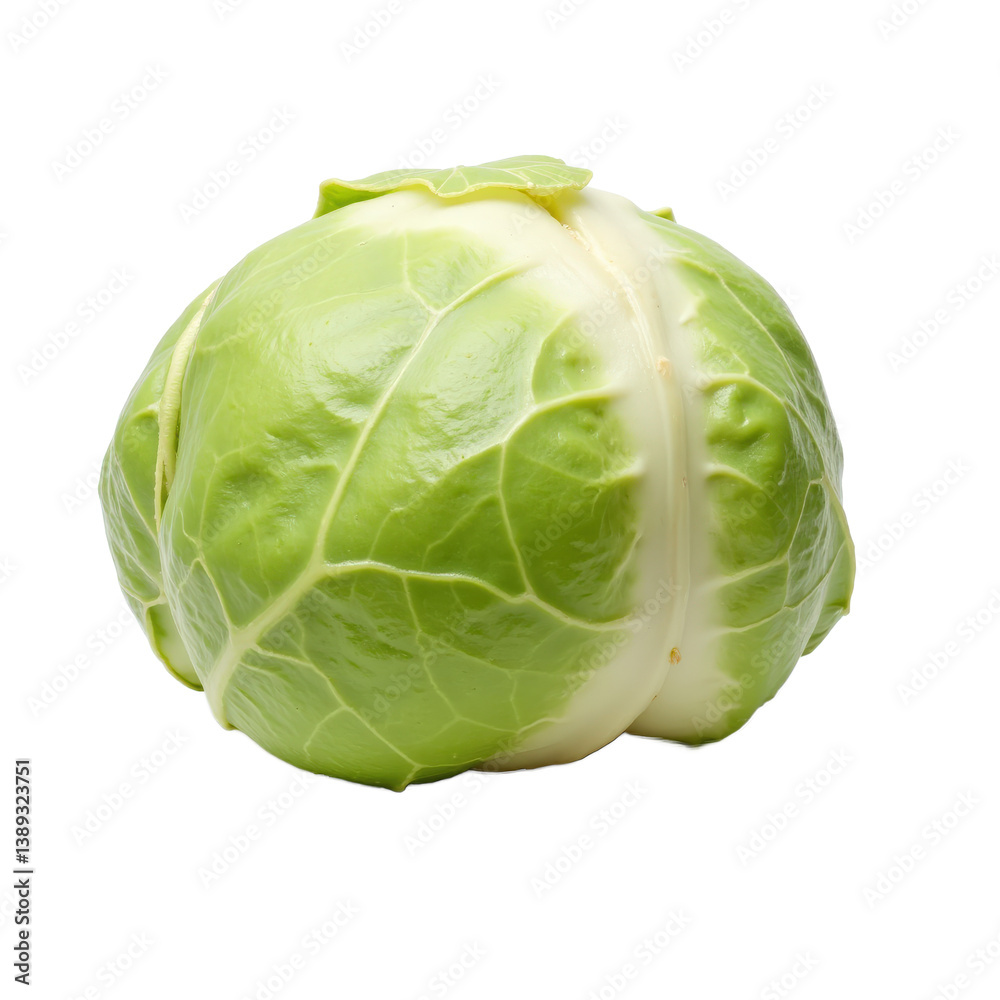 Fresh green cabbage with a smooth texture and vibrant color. Fresh green cabbage with a smooth texture and vibrant color.
