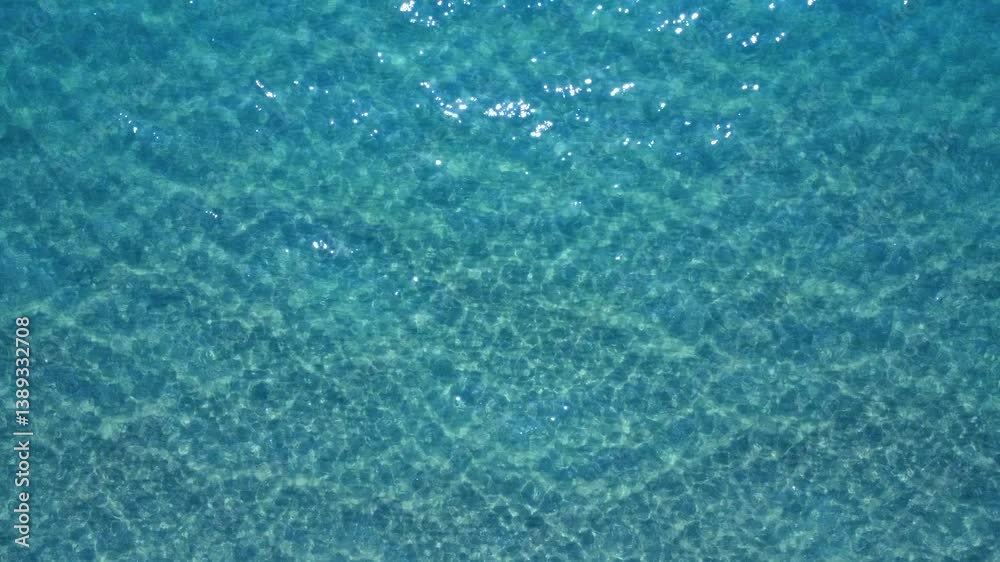 video, mare, vista verticale, acqua, increspature acqua, onde, oceano