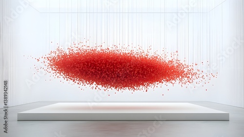 Tokenization process visualized as flowing digital particles, large language model segmenting inputs in real-time, machine learning and syntax harmony, high-tech AI art