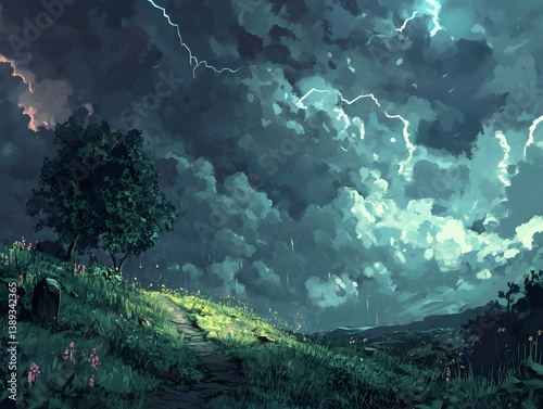 Capturing the Dramatic Transition from Calm to Storm in Landscape Photography​
underwater world map and space photo