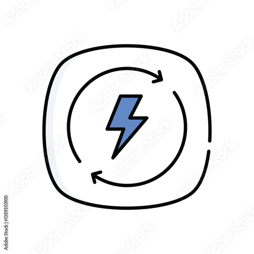 Electricity  Vector icon