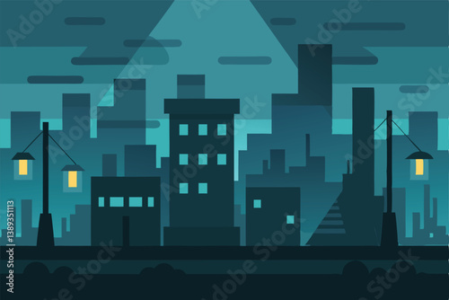 night city landscape