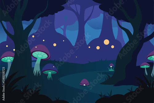 halloween night scene