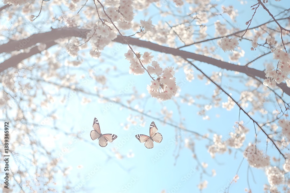 Delicate Floral Foliage Light Spring Mood Delicate Floral Foliage Light Spring Mood