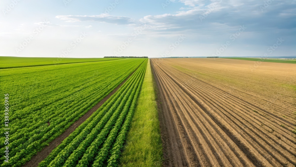 A detailed comparison of monoculture and crop rotation practices in agriculture. A detailed comparison of monoculture and crop rotation practices in agriculture.