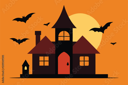halloween background with pumpkin