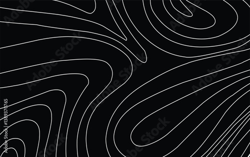simple wave line background topography design