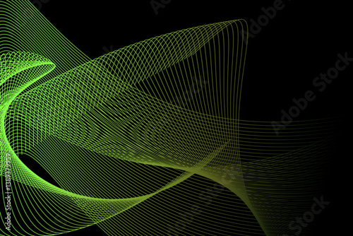 Interpolated wavy line background