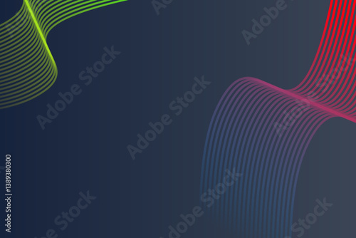 Interpolated wavy line background