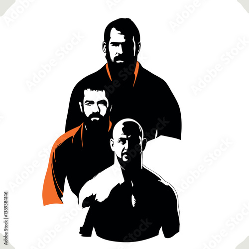 Kickboxing and strongmen 