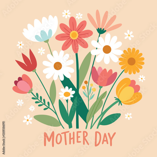 Spring summer cute card cover banner 