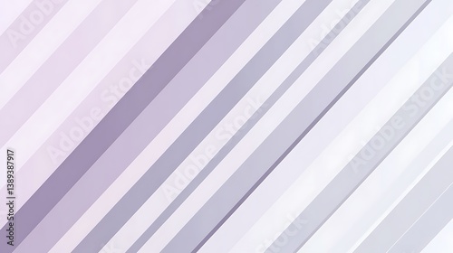 Abstract diagonal lines, soft purple and white gradient background.