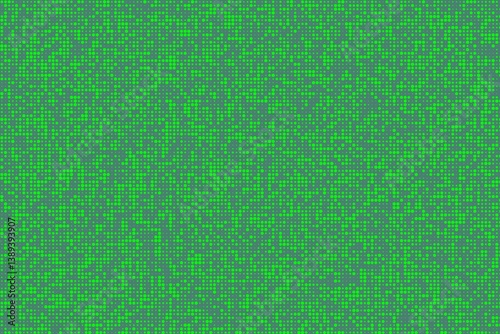 Grid of geometrical shapes in random colors