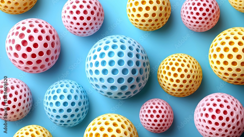 Colorful Abstract Sphere Pattern Background Colorful Abstract Sphere Pattern Background