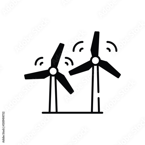 Wind Energy Vector icon