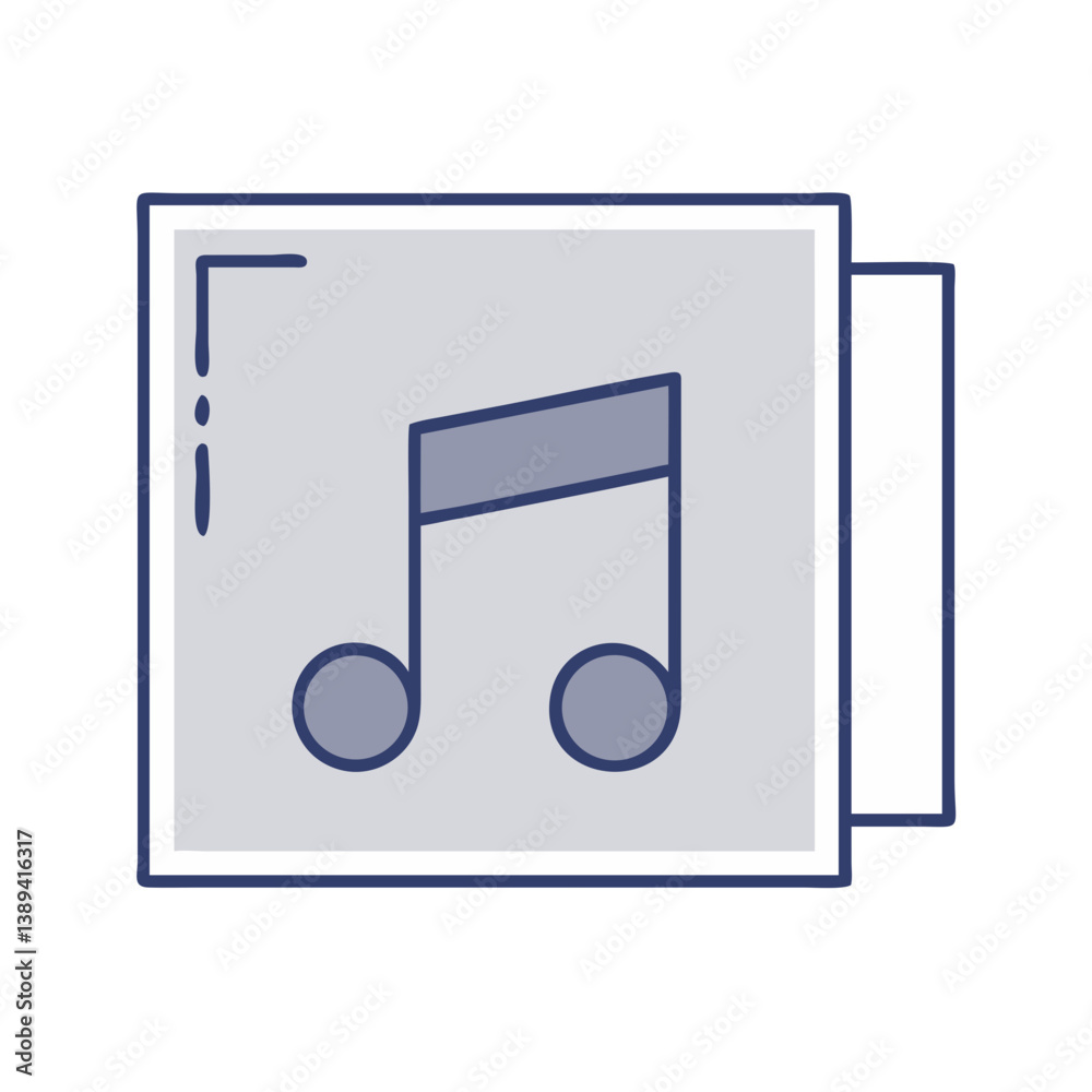 An illustrated music album cover featuring a musical note design, showcasing creativity in graphic design, used for music promotions, album launches, and artistic expressions in the music industry. An illustrated music album cover featuring a musical note design, showcasing creativity in graphic design, used for music promotions, album launches, and artistic expressions in the music industry.