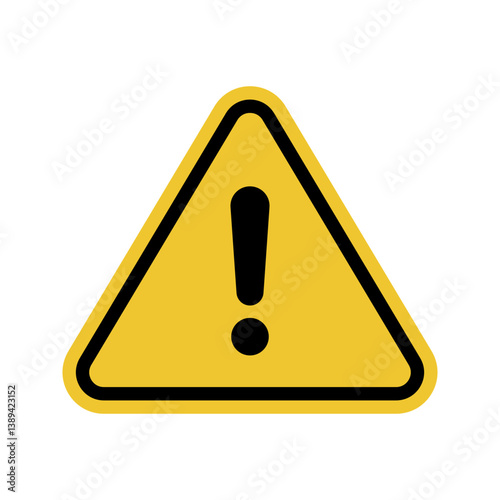 Caution warning signs set. Exclamation marks.