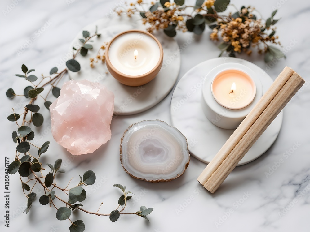 Spa still life with candles Spa still life with candles