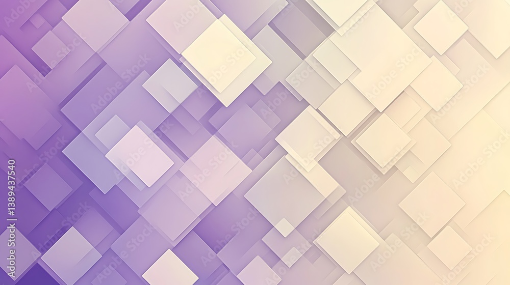 Abstract purple and beige square background.
