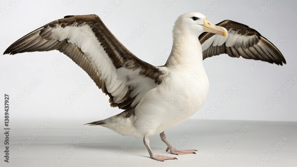 Obraz premium Albatross on studio background 