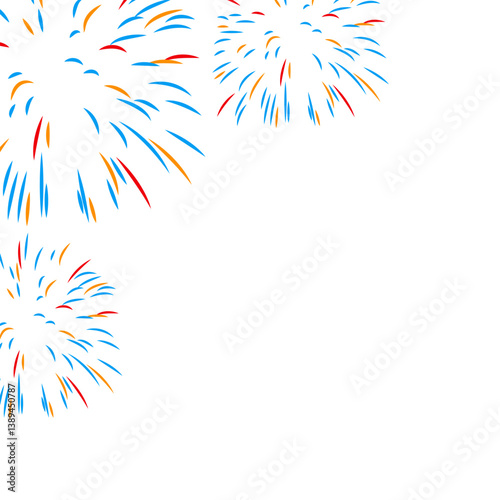 Colorful Fireworks Corner