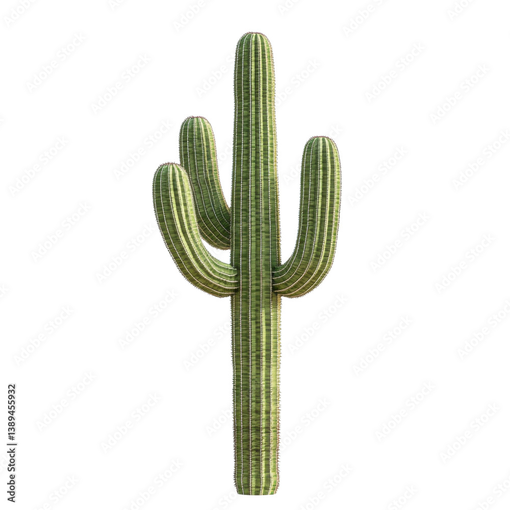 Majestic saguaro cactus standing tall against a clear blue sky in the arid desert landscape during golden hour Majestic saguaro cactus standing tall against a clear blue sky in the arid desert landscape during golden hour