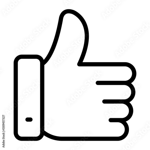 Like Vector Line Icon Design