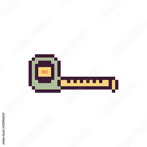 measure tape tool pixel art
