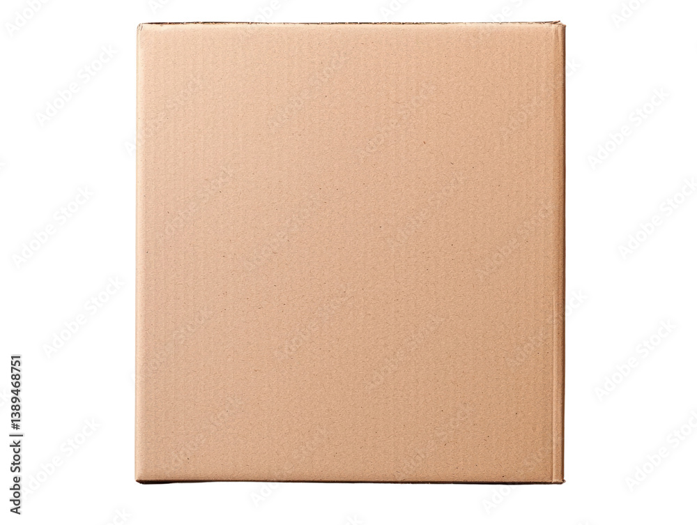 Fototapeta premium Creative action with cardboard box cutout background in studio setting unique display ideas