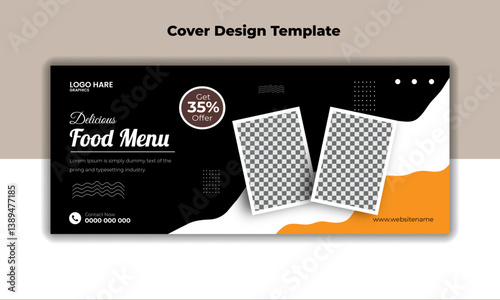 Special food menu design template