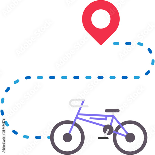 Bike Path Icon