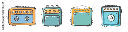 amplifier icon, amplifier vector illustration-simple illustration of amplifier, perfect for amplifier logos and icons