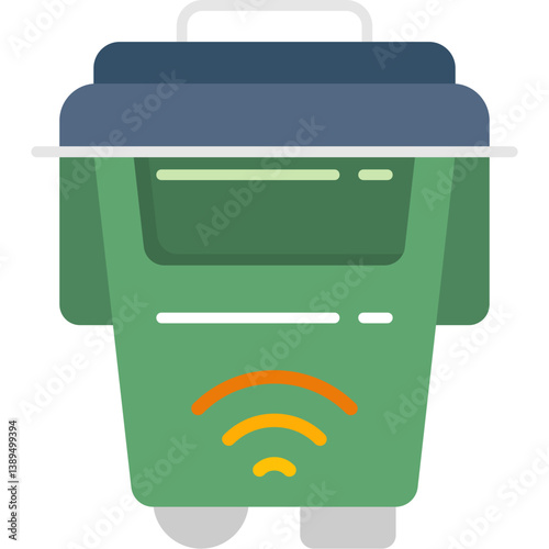 Smart Trash Can Icon