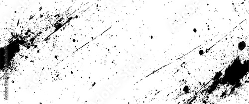 Obraz na płótnie Vector abstract of ink splatters artistic paint background. w salonie