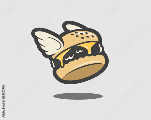 buger Fly Ilustration character