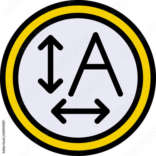 Text resizing Icon