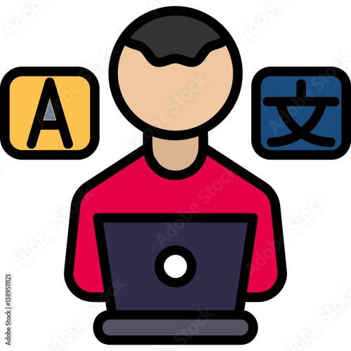 Freelance Translator Icon