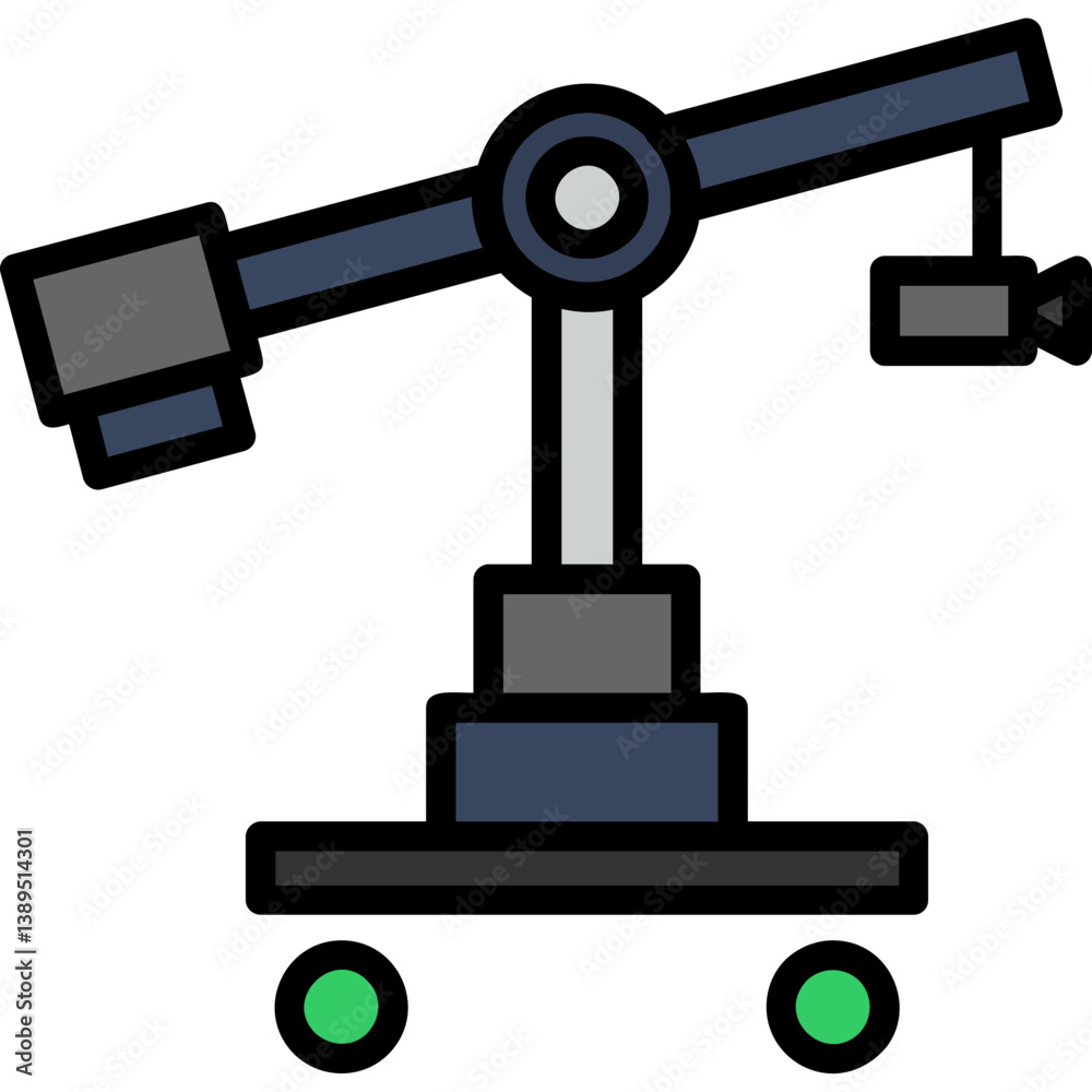 Camera Crane Icon Camera Crane Icon