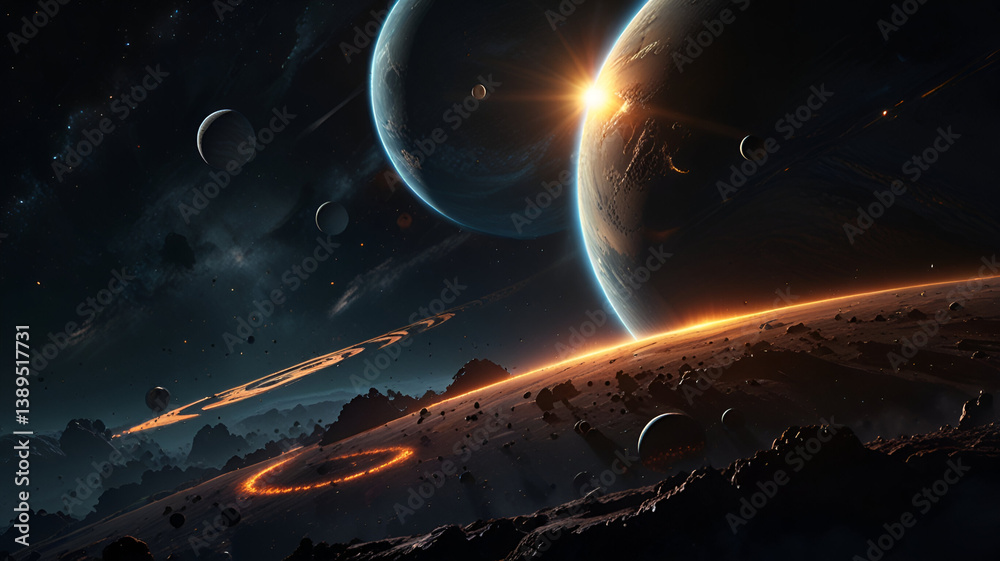 Obraz premium planet in space