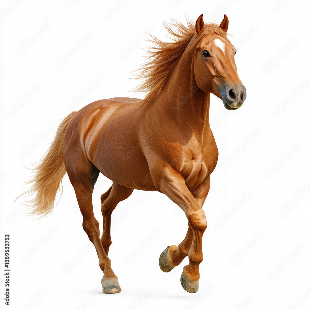 Obraz premium horse isolated on white