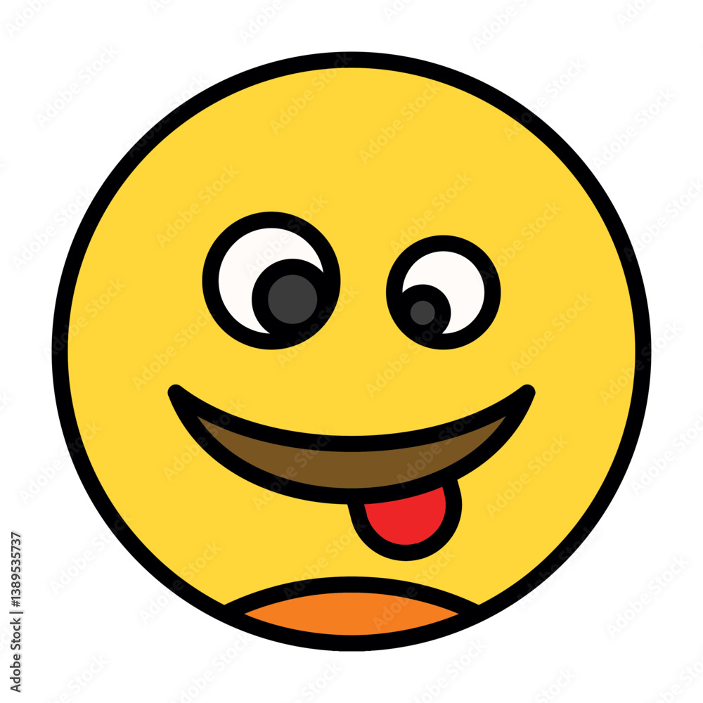 Zany Face Icon Zany Face Icon