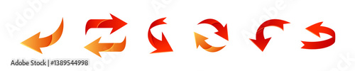 Free Download Dynamic Curved Arrow Vector Icon Set - GFXLoad