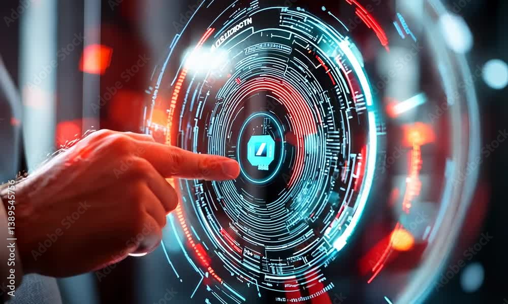 Hand pointing holographic display technology