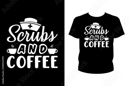 Scrubs and coffee  Art files for Cricut and Silhouette. You can edit them with Adobe Illustrator.