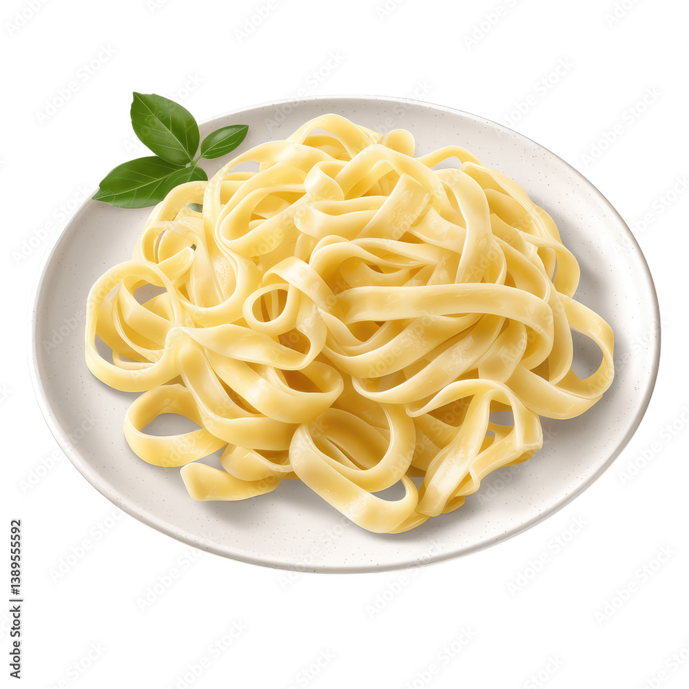 Pasta in White Plate Pasta in White Plate
