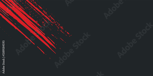 banner vector background, special offer template design for media promotion and social media business post modern red grunge