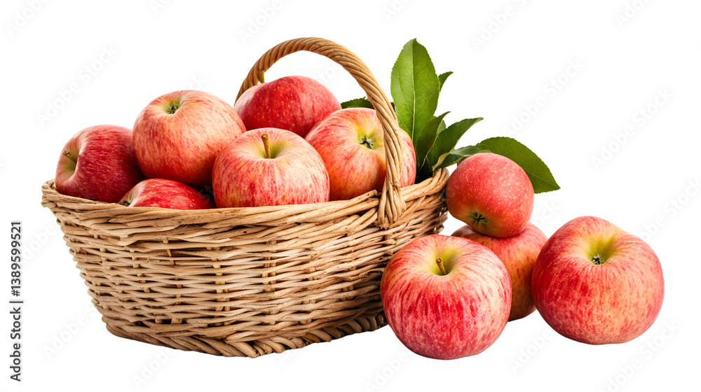 Fresh Basket of Apples Isolated on White � Minimalistic Fruit Photography For Professionals Fresh Basket of Apples Isolated on White � Minimalistic Fruit Photography For Professionals