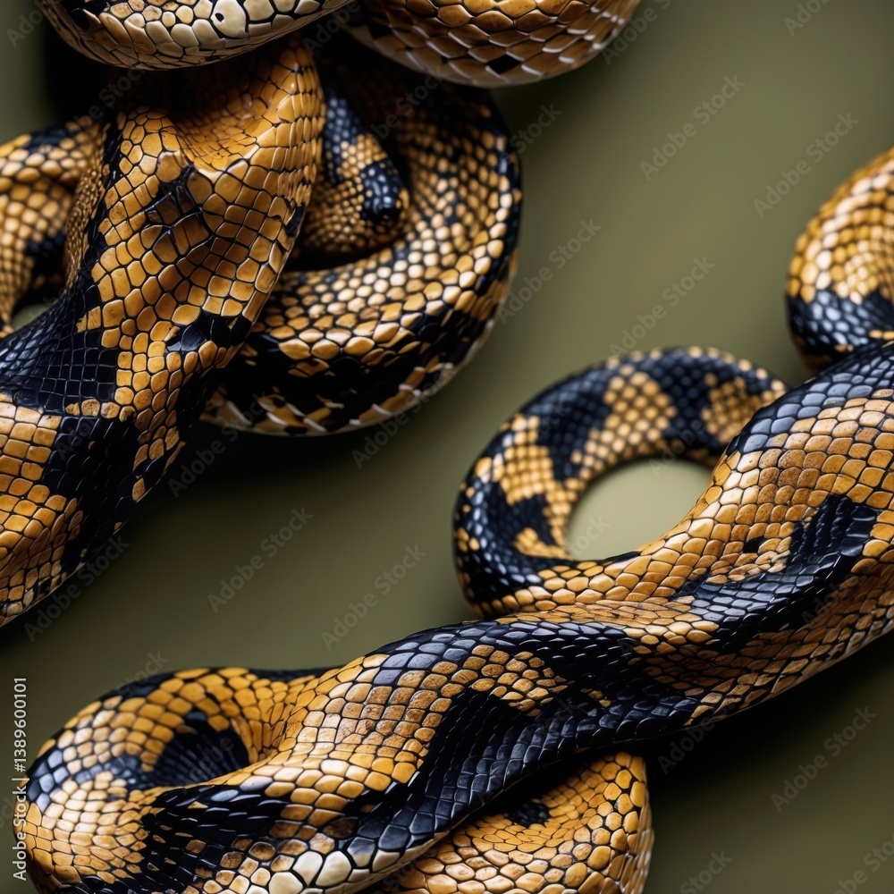 Fototapeta premium Seamless Pattern. Background showing skin texture. Animal scales background
