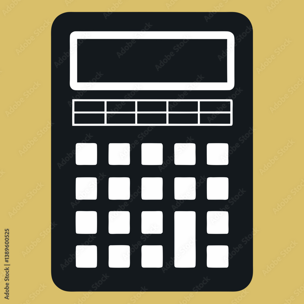vector calculator icon vector calculator icon