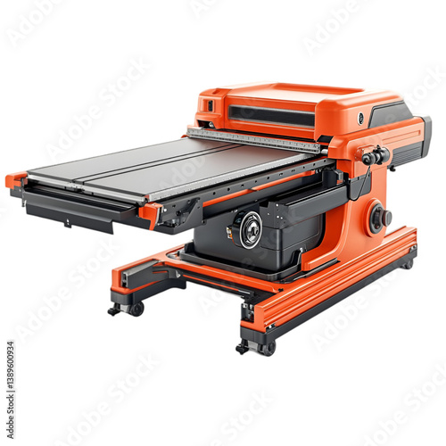 Modern Orange Industrial Printing Machine Technology Advancement